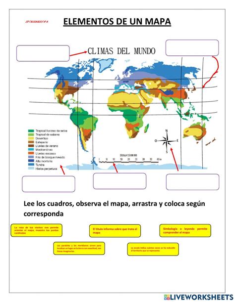 Elementos De Un Mapa Interactive Activity Hot Sex Picture