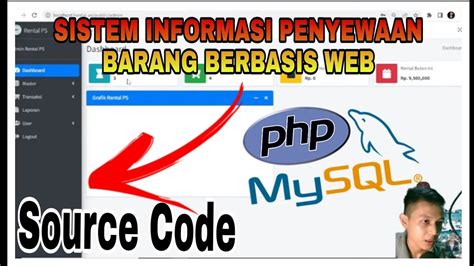 Sistem Informasi Penyewaan Barang Berbasis Website Php Dan Mysql Free Source Code Youtube