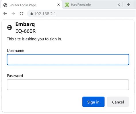 How To Open Up Admin On Embarq Eq 660r