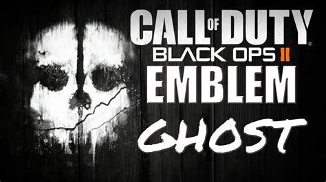Call Of Duty Ghost Black Ops 2 Emblema Tutorial Youtube