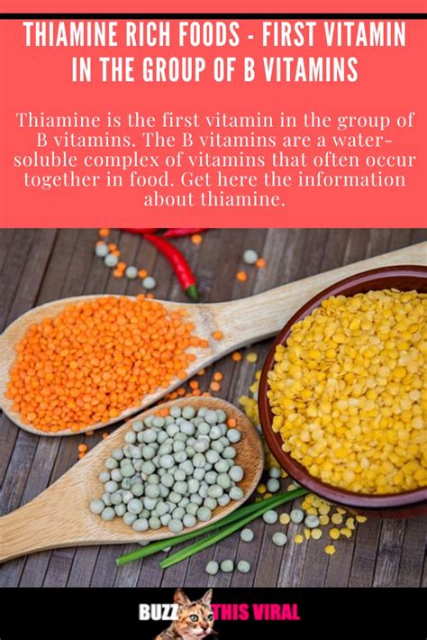 How long should i take vitamin b1 supplements? Thiamine rich foods - First vitamin in the group of B ...