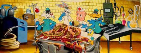 Looney Tunes Mural In Hollywood