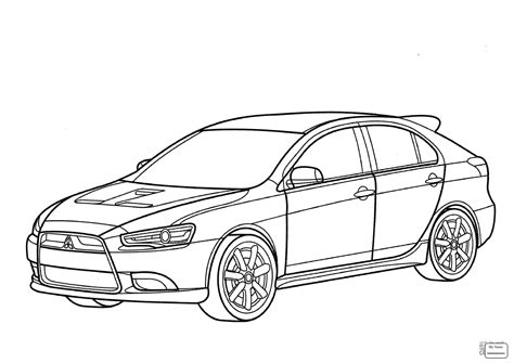 Mitsubishi Eclipse Drawing at GetDrawings Free download
