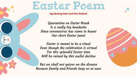 Children S Easter Poems For Church