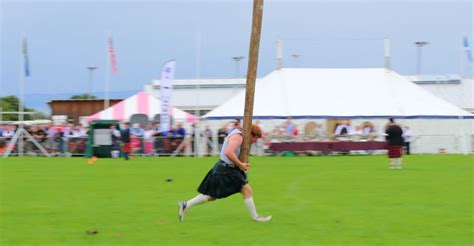 A Look At The Caber Toss In Scotland