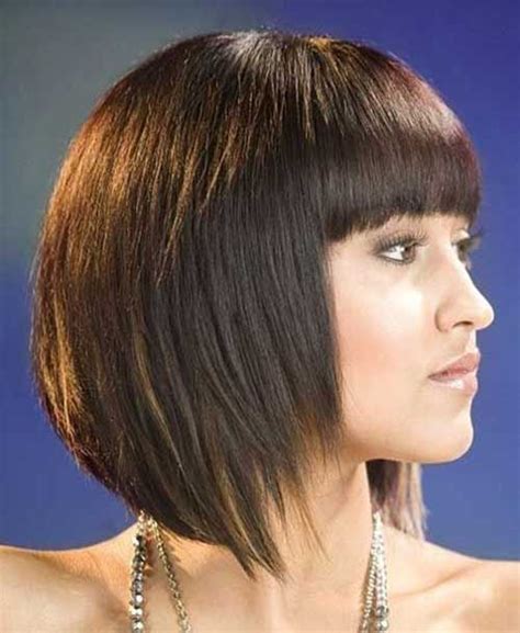 Concave Bob With Blunt Bangs Haircut Bob Hairstyles 2015 Short Hairstyles For Women Concave