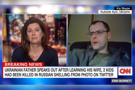 Erin Burnett Cries On Cnn While Interviewing Bereaved Ukrainian Man