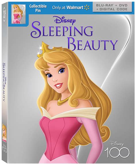 Sleeping Beauty Disney100 Edition Walmart Exclusive Blu Ray Dvd