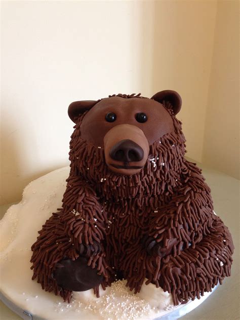 Grizzly Bear Cake Bear Cupcakes Bear Cake Topper