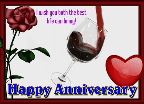 I Wish You Both The Best Free Happy Anniversary Ecards 123 Greetings
