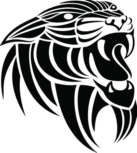 Panthera Tribal Vector Image Freevectors