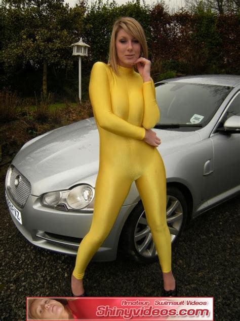 Shinyvideos New Natalie In Spandex Catsuits Zentai
