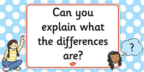 Free 👉 Can You Explain What The Differences Are Display Poster Display