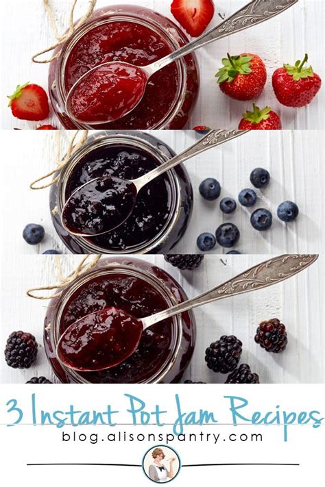 For this reason, i like to honestly, making jam in the instant pot is so, so easy, only requires 4 ingredients and cooks for 2 minutes! 3 Delicious Instant Pot Jam Recipes | Jam recipes, Instant ...