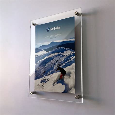 Wall Mounted Acrylic Picture Frames Jy Display And Signs Blog