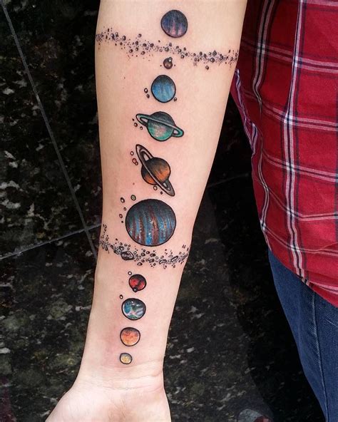 Sistema Solar Tatuagem Costas Kulturaupice