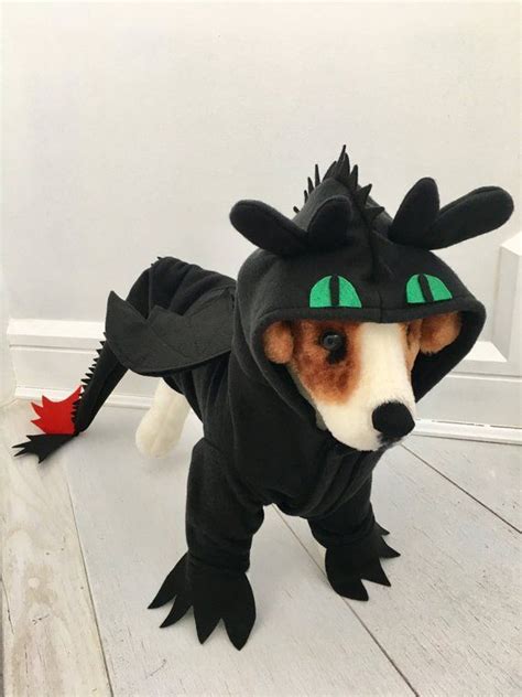 Toothless Dragon Costume Black Dragon Costume Dog Dragon Etsy