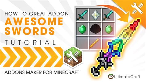 This will give you quick resistance to make sure you don't take damage, but it's a one time use, as the sword will be blown up. Tutorial: Create Awesome Swords Addon with Addons Maker ...