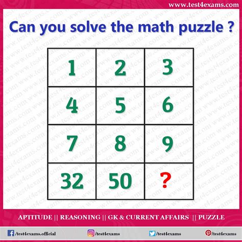 If you really like exercising your brain, figuring things 'round and 'round till you explode, then this is the page for you ! Can you solve the math puzzle ? | Missing Number Puzzle | Test 4 Exams