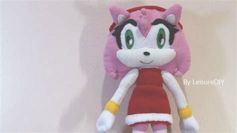 Amy Rose Plush Toy Made By Me Handmade