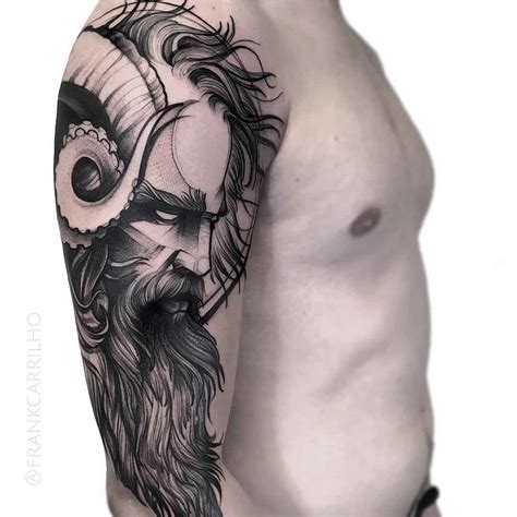 Poseidon Tattoo On Shoulder Best Tattoo Ideas Gallery