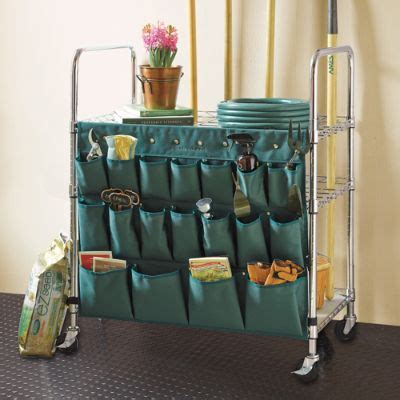 Gardening tools kit tote bag(tools not included) organizer gardening tool kit holder lawn yard storage carrier with handle 7 pockets. Garden Tool Organizer | Frontgate