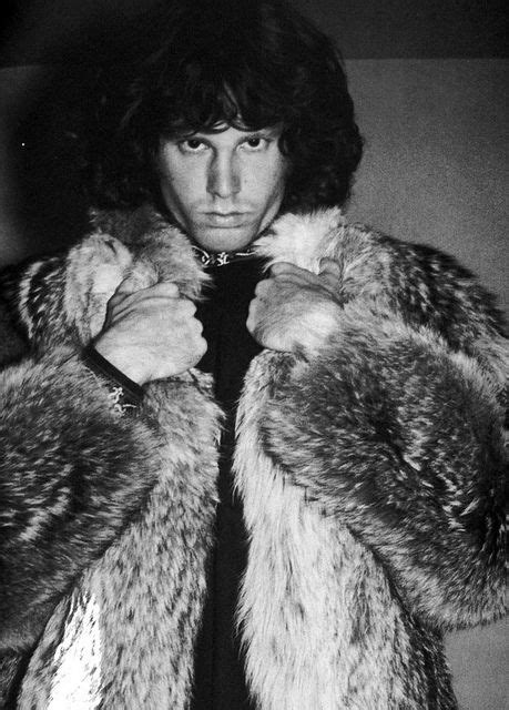 Jim Morrison Mens Fur Coat Men In Fur Jim Morrison