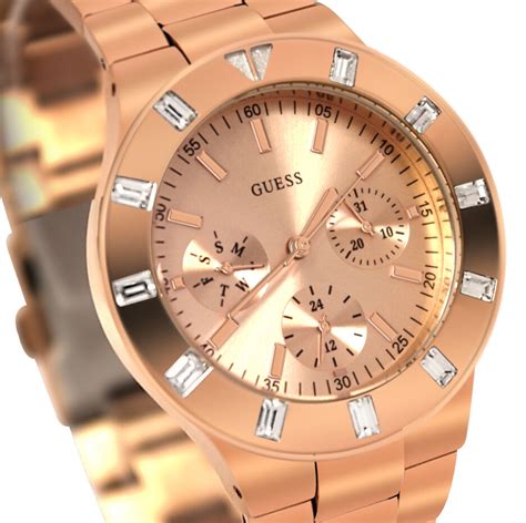 Discover our range of watches in silver, gold and rose gold today and keep time in style. New GUESS U13013L1 Rose Gold Multifunction Stainless Steel ...
