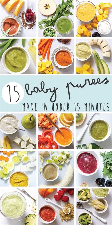 At 5 months old, your baby may have doubled her birth weight. 15 Fast Baby Food Recipes (made in under 15 minutes ...