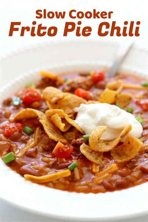 Slow Cooker Frito Pie Chili 365 Days Of Slow Cooking And Pressure