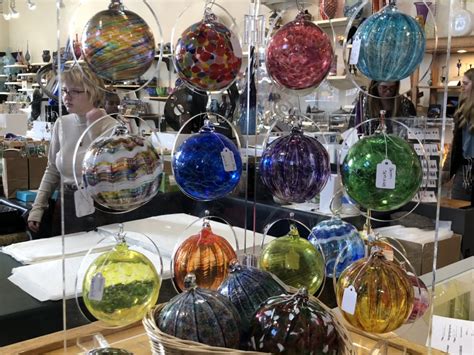 Creating Our Own Ornaments Via Glassblowing At Karg Art Glass Wichita By E B