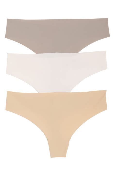 True And Co True And Co True Body Assorted 3 Pack Thongs Nordstrom
