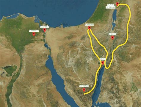 The Exodus Itineraries Biblical Historical Context
