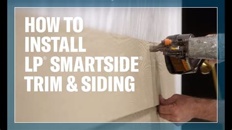 The final size of a printed page after excess edges have been cut off is the trim size. How To Install LP® SmartSide® Trim & Siding Products - YouTube