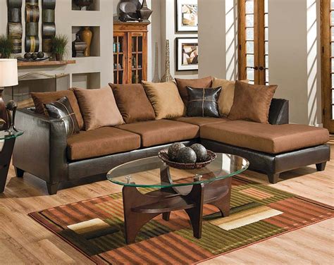 See more ideas about leather sectional sofas, leather sectional, sectional. Brown Couch with Chaise | Bicast Chocolate Two Piece ...