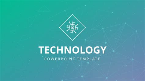 Technology Network Pattern Powerpoint Slidemodel