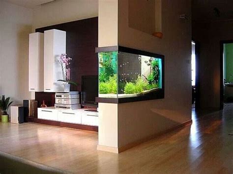 22 Spectacular Room Dividers With Modern Aquarium Homemydesign