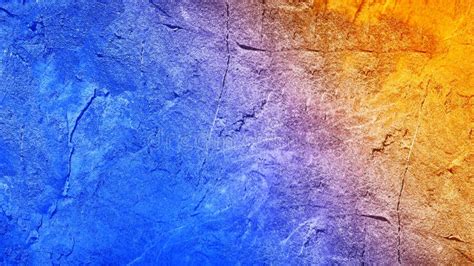 Blue Orange Gradient Background Toned Rough Texture Stock Image