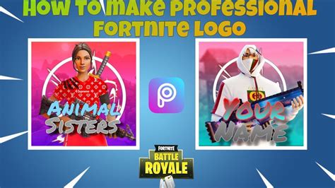 How To Make A Professional Fortnite Logo Ios And Android Youtube