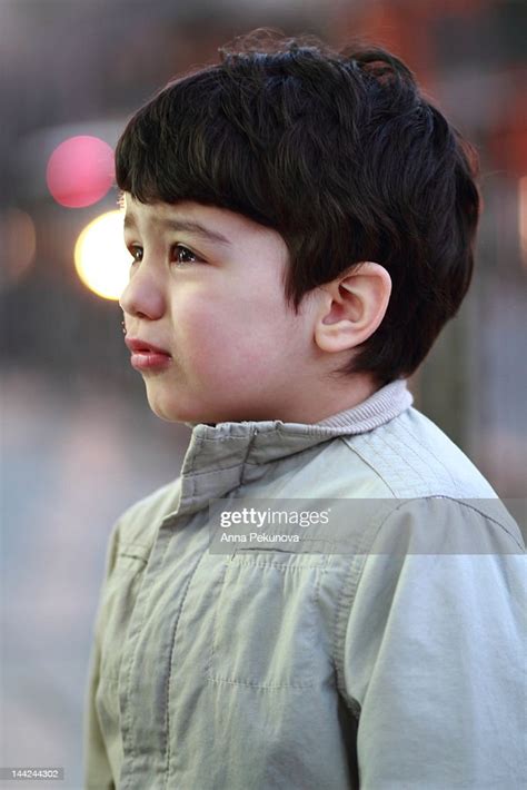 Profile Of Sad Boy High Res Stock Photo Getty Images