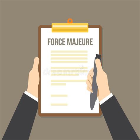 Force majeure is a clause that is included in contracts to remove liability for natural and unavoidable catastrophes. Höhere Gewalt Aufgenommen In Den Verträgen, Um Haftung Für ...