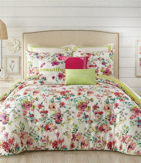Jessica Simpson Watercolor Garden Comforter Mini Set Dillards In