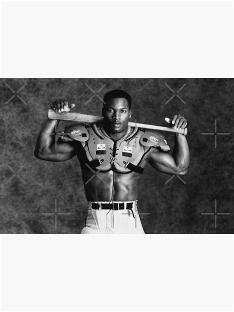 Bo Jackson Art Print Two Sport Dominance Sticker For Sale By Thesportspage Redbubble