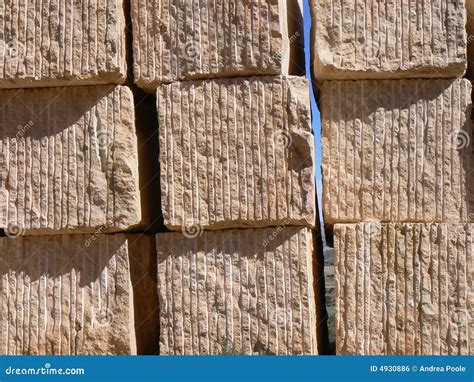 Quarried Stone Blocks Stock Photo Image Of Sandstone 4930886