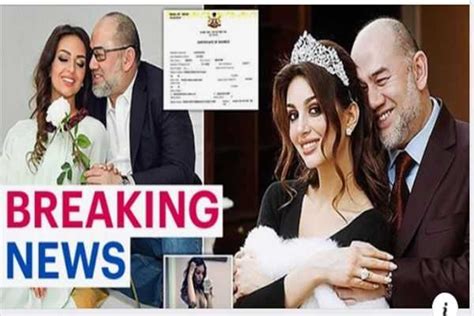 Fmr Malaysian King And His Russian Beauty Queen Wife Divorced Six