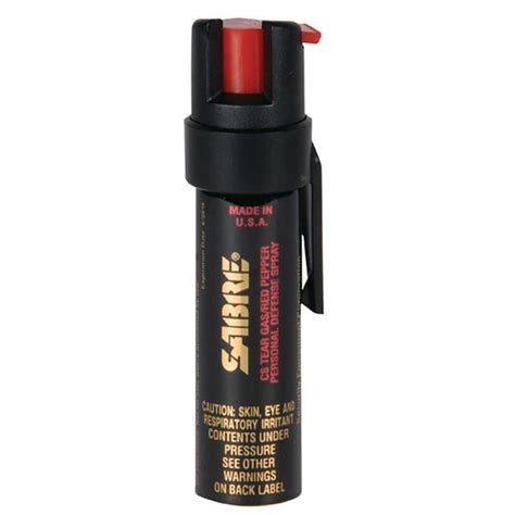 Sabre 3 In 1 Pepper Spray Police Strength Compact Size 75oz