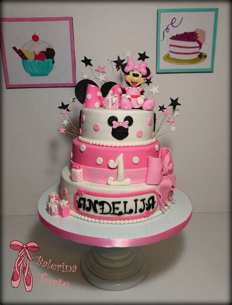 Minnie Mouse Cake Mini Maus Torta By Balerina Jagodina Minnie Mouse