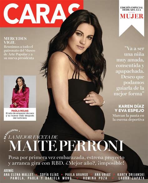 Maite Perroni Pos Por Primera Vez Con Su Pancita De Embarazada