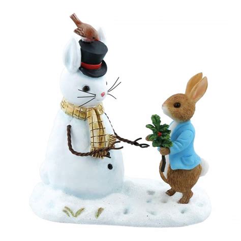 Peter Rabbit And Snow Rabbit Figurine Brandalley