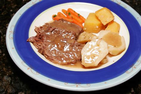 The vegetables break down, combining with the meat's juices to create a sauce! Home-Style Pot Roast With Vegetables and Gravy Recipe